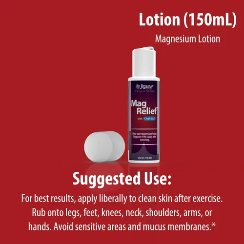 Vista 6 de Jigsaw Health MagRelief - Loción de magnesio, 5 onzas