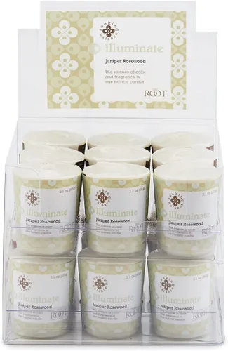 Vista 16 de Root Candles Seeking Balance Spa Candle - Velas de aromaterapia, votivas, relax: lavanda geranio, 18