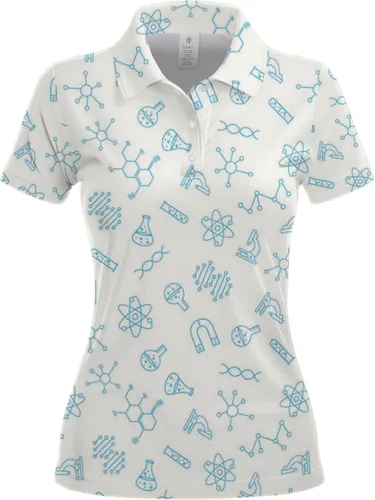 Polomore Womens Golf Shirt Teacher Outfits for Women Teacher Shirts Teacher Gifts Teacher Polo Science Teaching Lovers Gifts