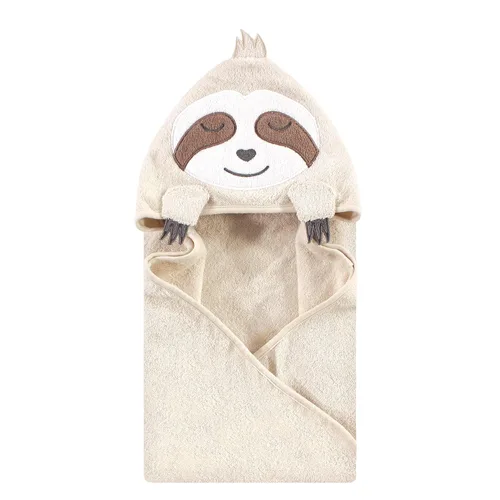 Vista 119 de Hudson Baby Toalla con capucha unisex de algodón con cara de animal para bebé, cocodrilo, talla única
