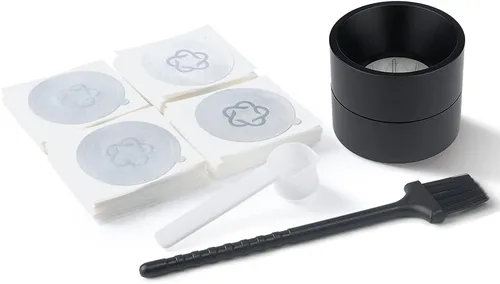 Vista 8 de BENFUCHEN Kit de sellos de papel de aluminio reutilizable Vertuo Capsule Kit para cápsulas VertuoLine para reutilizar cápsulas recargables Nespresso