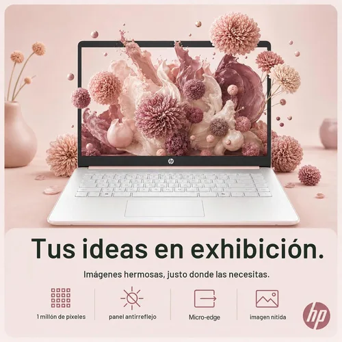 Vista 3 de HP Laptop para negocios y hogar, 8 GB de RAM, procesador Intel, Microsoft Office 365 1 año, SSD de 64 GB, Windows 11 Home Sin mouse, respuesta