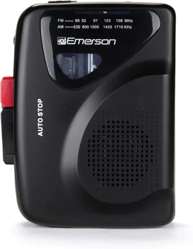 Emerson EPC-1000 Reproductor de casete portátil y grabadora con radio AM/FM