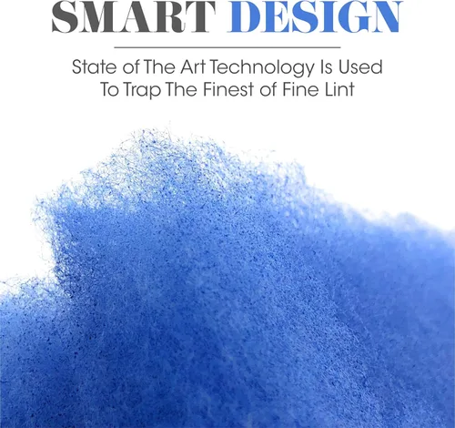 Vista 4 de Essential Values Paquete de 6 filtros compatibles con ventilación de secadora Bettervent para interiores, fabricados en Estados Unidos, eficiencia