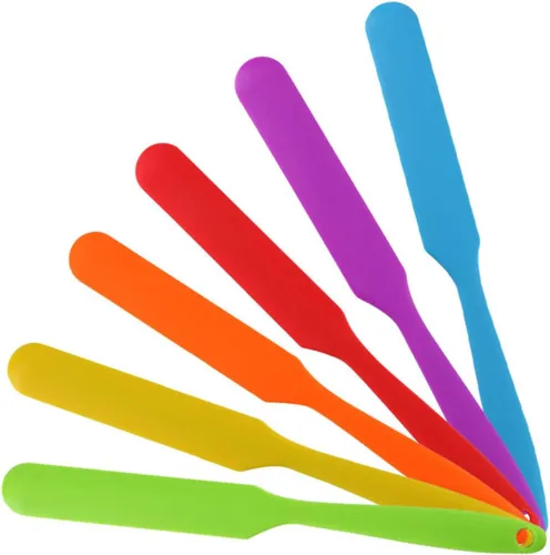 Vista 8 de Herramienta de glaseado multifunción de silicona para hornear aceite raspador cepillo de tinte para el cabello