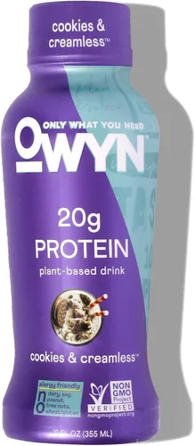 Vista 12 de Owyn - Batido de proteínas a base de plantas, con 0.70 onzas de proteína vegetal proveniente de una mezcla de semillas de calabaza orgánicas, lino