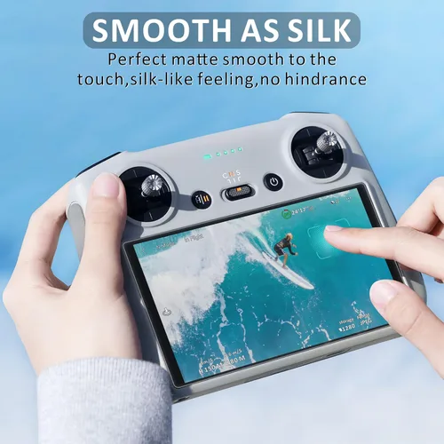 Vista 6 de Ambison [Paquete de 2] DJI Mini 5/4 Pro Protector de pantalla de vidrio mate, antirreflejo/suave como la seda/HD transparente compatible con DJI