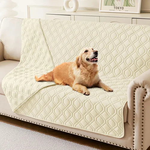 Vista 72 de hyha - Manta impermeable para cama de perro, mantas suaves para mascotas, funda impermeable para sofá para perros, fundas reversibles lavables