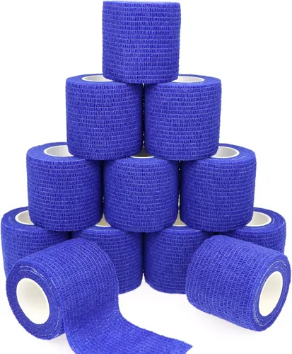 Vista 36 de Vendaje autoadhesivo y envoltura adhesiva animal Vendaje cohesivo envoltura autoadhesiva Cinta adhesiva de primeros auxilios para perros, gatos