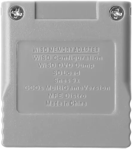 Vista 3 de VANJUNN Adaptador de tarjeta de memoria flash SD, lector de tarjetas convertidor para Nintendo Wii GC, accesorios de consola