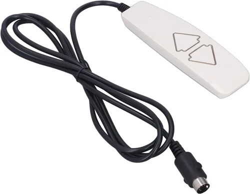 Vista 3 de Fafeicy Sillas elevadoras a distancia universal con 2 botones para arriba y abajo, control manual, enchufe redondo de 5 pines para silla elevadora