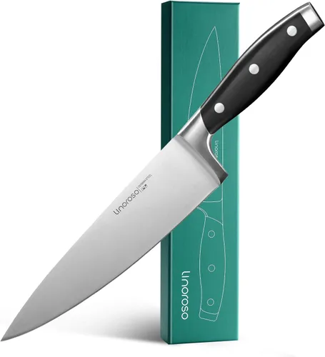 Vista 12 de linoroso - Cuchillo de pelar de 3.5 pulgadas, cuchillo de cocina pequeño con elegante caja de regalo, cuchillo de fruta de acero inoxidable