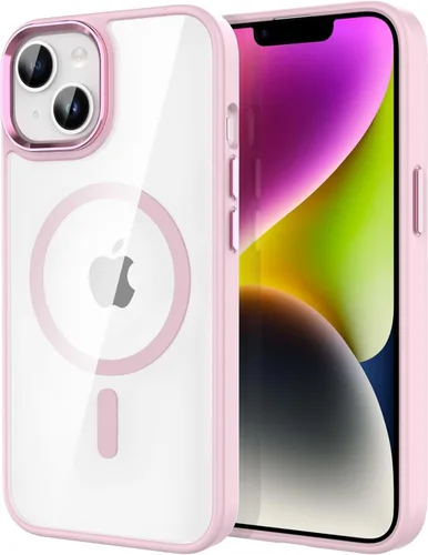 Vista 25 de CACOE Funda magnética para iPhone 12 y iPhone 12 Pro de 6.1 pulgadas - Compatible con MagSafe y soporte magnético para teléfono en el automóvil,