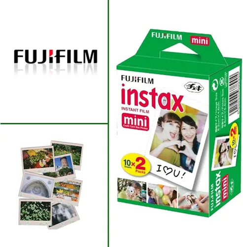 Vista 9 de Fujifilm Instax Mini EVO Hybrid Black Instant Camera Bundle con 2 mini Twin Pack Instant Film
