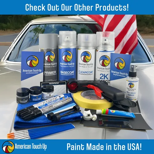 Vista 7 de American Touch Up Pintura compatible con Dodge EBL Modern Blue Pearl Pintura (kit de imprimación/capa base/capa transparente)