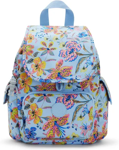 Kipling Mini mochila City Pack para mujer, mochila ligera y versátil, Wild Flowers, Mini mochila City Pack para mujer, mochila ligera y versátil