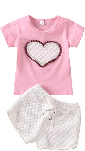 TBUIALL Short Sleeve Bodysuits Baby 18 Month Girl Outfit 9-12 Month Girl Clothes Summer Gifts For 15+ Year Old Girls