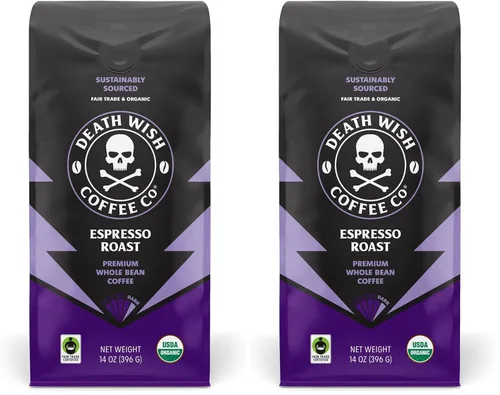 Vista 11 de Death Wish Coffee, Café en grano entero de tueste medio (10 onzas, paquete de 6)