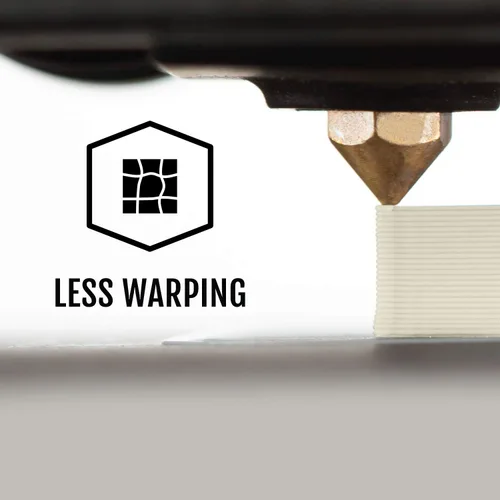 Vista 5 de Filamento de impresora, precisión dimensional, +/- 0.001 pulgadas, 2.20 lbs carrete, 0.068 pulgadas, blanco HATCHBOX 3D PLA-1KG1.75-WHT PLA 3D