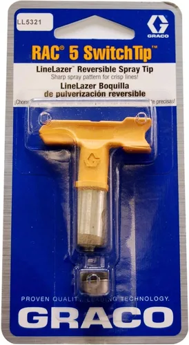 Vista 2 de Graco #LL5-321 LineLazer RAC 5 SwitchTip - 0.021 pulgadas (tamaño del orificio) - para ancho de línea de 4 pulgadas - LL5321