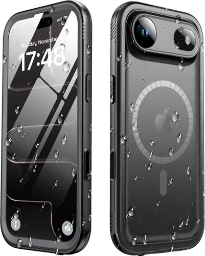 Vista 51 de SPORTLINK Funda impermeable para iPhone XR, protector de pantalla integrado a prueba de golpes, resistente al polvo, protección militar, resistente