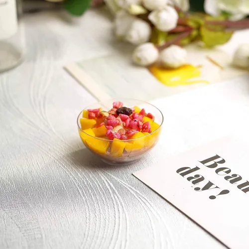 Vista 2 de Efavormart - Juego de 24 cuencos pequeños y redondos de plástico desechables para postres de boda, fiesta, banquete, hogar, picnic, al aire libre