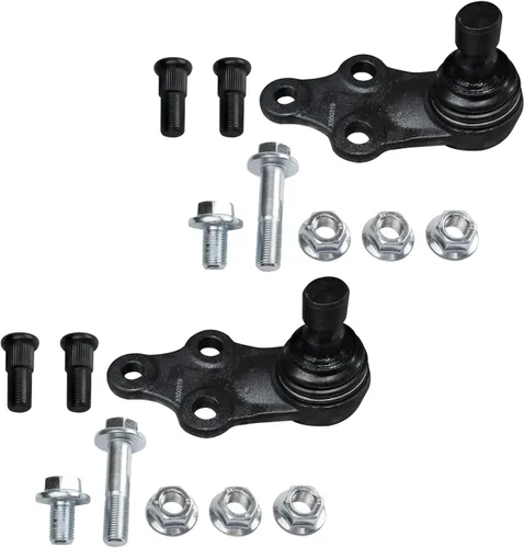 Vista 128 de Detroit Axle - Par de rótulas para Jeep Grand Cherokee Dodge Durango 2011-2021, 2 rótulas inferiores 2012 2013 2014 2015 2016 2017 2018 2019 2020