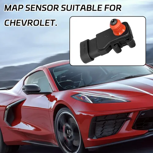 Vista 5 de Sensor de presión de aire absoluta del colector del sensor de mapa SU1176 12614970 16212460 para Chevy Corvette 1997-2008, Camaro 1998-2002, Equinox