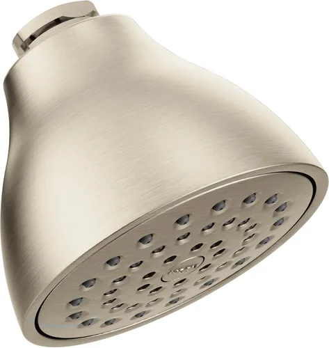 Moen 6322EPBN Rizon - Cabezal de ducha de rendimiento ecológico de 3.75 pulgadas, 1.75 GPM, níquel cepillado