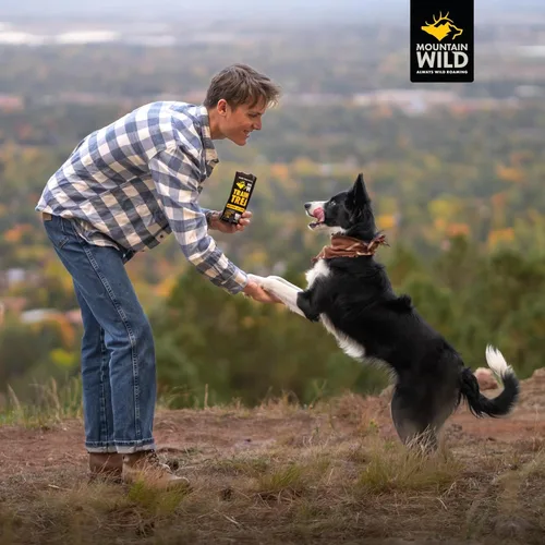 Vista 7 de MOUNTAIN WILD Golosinas de entrenamiento para perros y cachorros – Proteína de alce y venado para cachorros y perros – Alto valor, totalmente