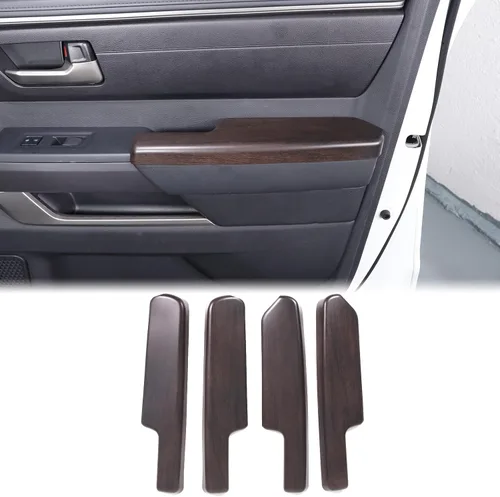 Vista 8 de Aunginsy Cubierta de panel de reposabrazos de puerta interior de automóvil compatible con Toyota Tundra 2022-2025 Pickup Truck Front Rear Side Door