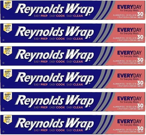 Vista 8 de Reynolds Wrap Papel de aluminio (30 pies cuadrados (paquete de 3))