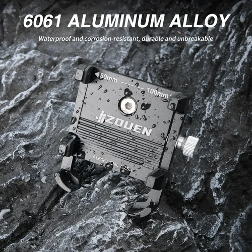 Vista 3 de Soporte para teléfono de bicicleta, soporte de teléfono de bicicleta, soporte de aluminio para teléfono celular para MTB, bicicleta de carretera