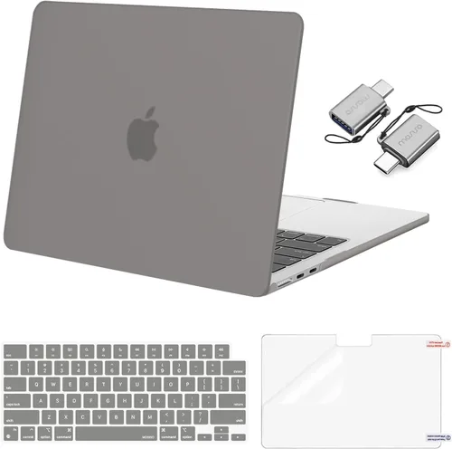 Vista 18 de Mosiso Funda para MacBook Air de 13 y 13.6 pulgadas, 2024, 2023 y 2022, M3 A3113, M2 A2681, Touch ID, carcasa rígida, cubierta de teclado, protector