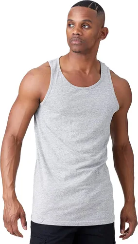 Vista 16 de Remera informal de jersey, sin mangas, lisa, básica (talles hasta 3XL, varios colores), para hombre.