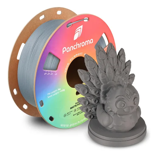 Vista 20 de Polymaker Panchroma - Filamento de ácido poliláctico mate, color negro carbón, 1/16 de pulgada (1.75 mm), 1 kg (2.2 libras), anteriormente Polyterra