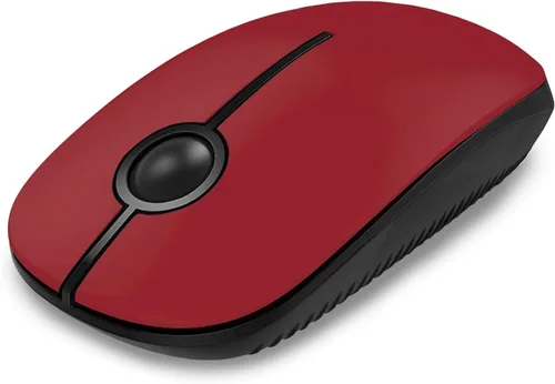 Vista 11 de VssoPlor - Mouse inalámbrico 2.4 G, delgado y portátil con nanorreceptor, para PC, laptop, computadora, negro