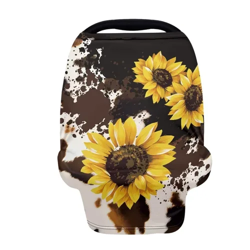 Vista 21 de Axolotl - Fundas de lactancia materna para mujer, funda de asiento de automóvil con diseño de flor de cerezo, funda de lactancia para bebé, fundas