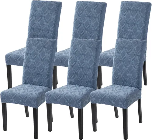 Vista 69 de SearchI Juego de 2 fundas elásticas para sillas Parsons de comedor, fundas elásticas con estampado de elastano, extraíbles, lavables, fundas