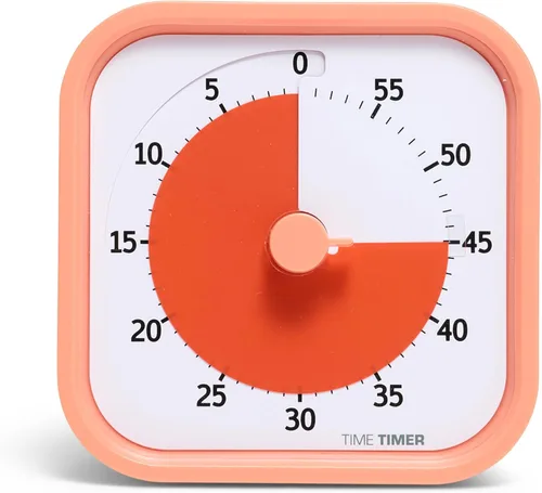 Vista 15 de TIME TIMER Home MOD - Estuches neutros para aprendizaje en el aula, herramienta de estudio de escuela en casa, reloj de escritorio para estudiantes