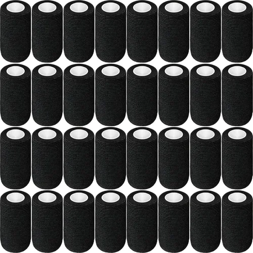 Vista 15 de Treela Paquete de 48 vendajes autoadhesivos a granel, 2 pulgadas x 5 yardas, vendaje cohesivo autoadherente, cinta elástica atlética, cinta