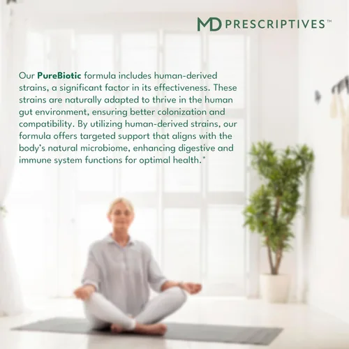 Vista 4 de MD Prescriptives - PureBiotic - Suplemento dietético probiótico para la salud digestiva e intestinal - 60 cápsulas