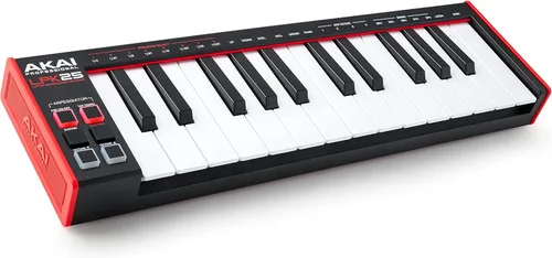 Vista 2 de Beat Maker Bundle - AKAI Professional LPK25 y LPD8 - Teclado MIDI USB con 25 teclas de sintetizador y controlador MIDI USB con 8 almohadillas