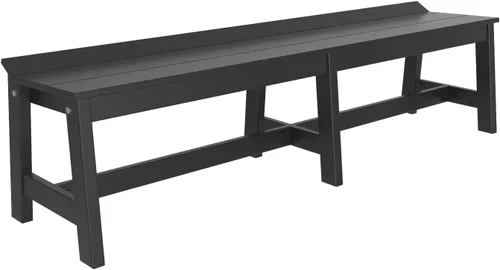 Vista 25 de Furniture Barn USA Poly Lumber - Banco de comedor de 41 pulgadas, caoba antigua multicolor (Antique Mahogany)