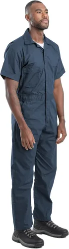 Vista 3 de Bata de manga corta de popelina de hombre de Berna.