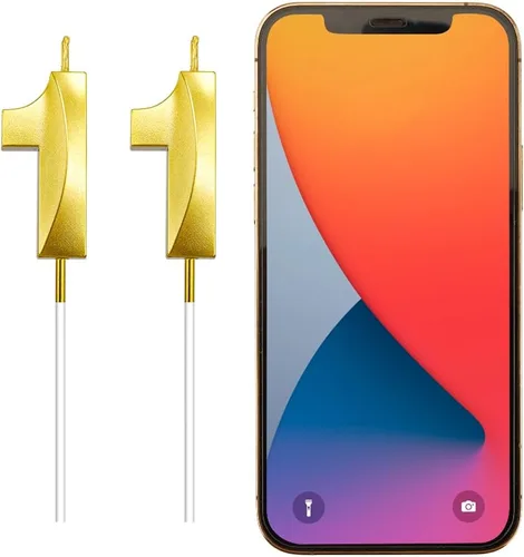 Vista 3 de Velas de números, velas de cumpleaños, 11 velas, vela de cumpleaños 11, velas de cumpleaños 11 para pasteles, decoraciones de cumpleaños 11