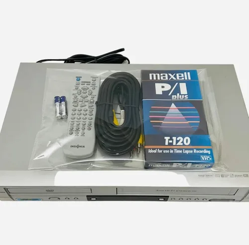 Vista 6 de Insignia IS-DVD040924 reproductor de DVD/VCR Combo DVD Video Cassette Recorder 4 Head Hi Fi Stereo