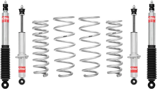 Eibach Kit de elevación de suspensión, PRO-TRUCK-LIFT ETAPA 1, Elevación delantera de 2-1/2 pulgadas, Elevador trasero de 1 pulgada,