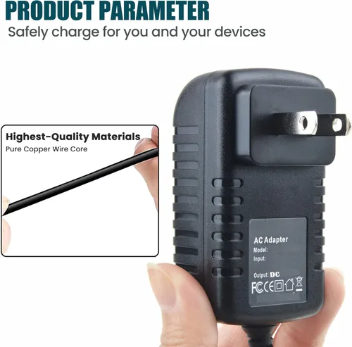Vista 2 de Adaptador de CA para Sony ICF-C11iP ICF-C11iP/BLK AM/FM despertador fuente de alimentación