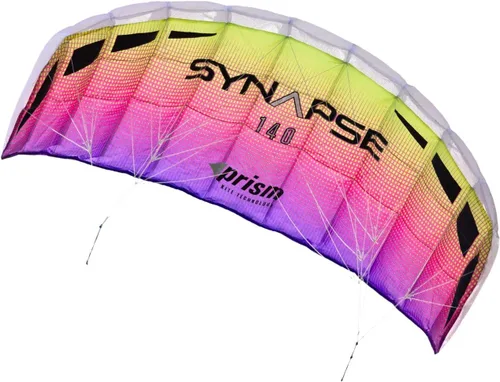 Vista 6 de Prism Kite Technology Synapse Cometa de parafoil de doble línea: una cometa de nivel de entrada ideal para niños y adultos para kiting de doble línea